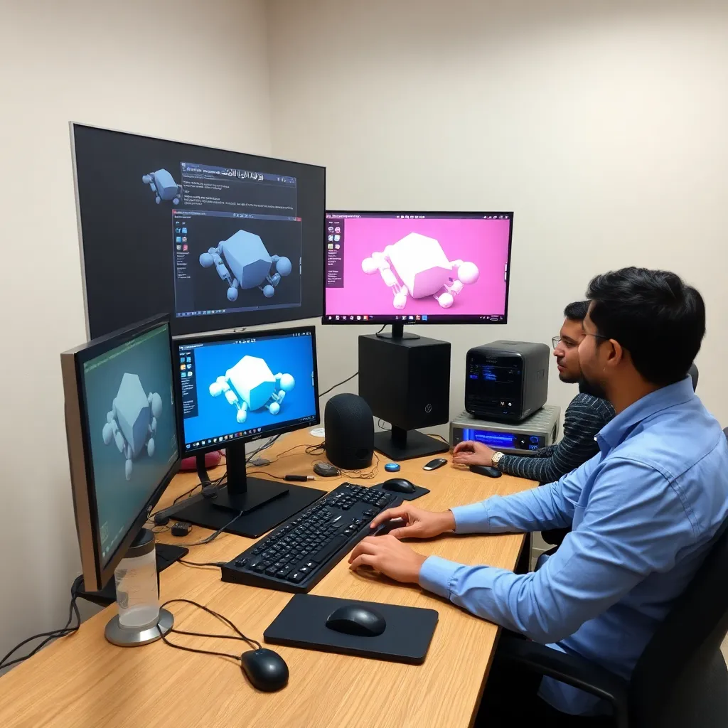 Modern 3D design campus in New Cairo with glass facade