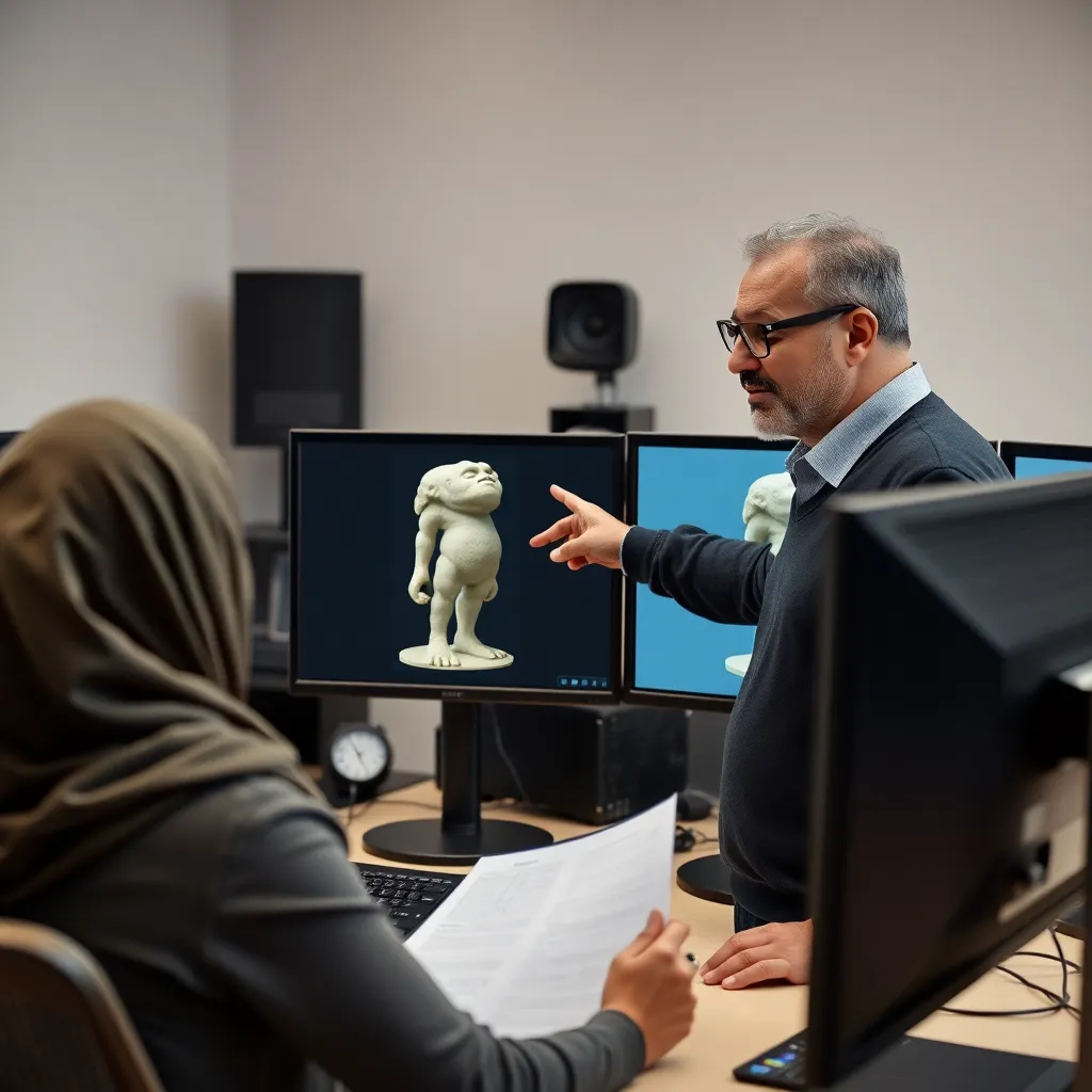 Architectural visualization class with 3D renderings of buildings