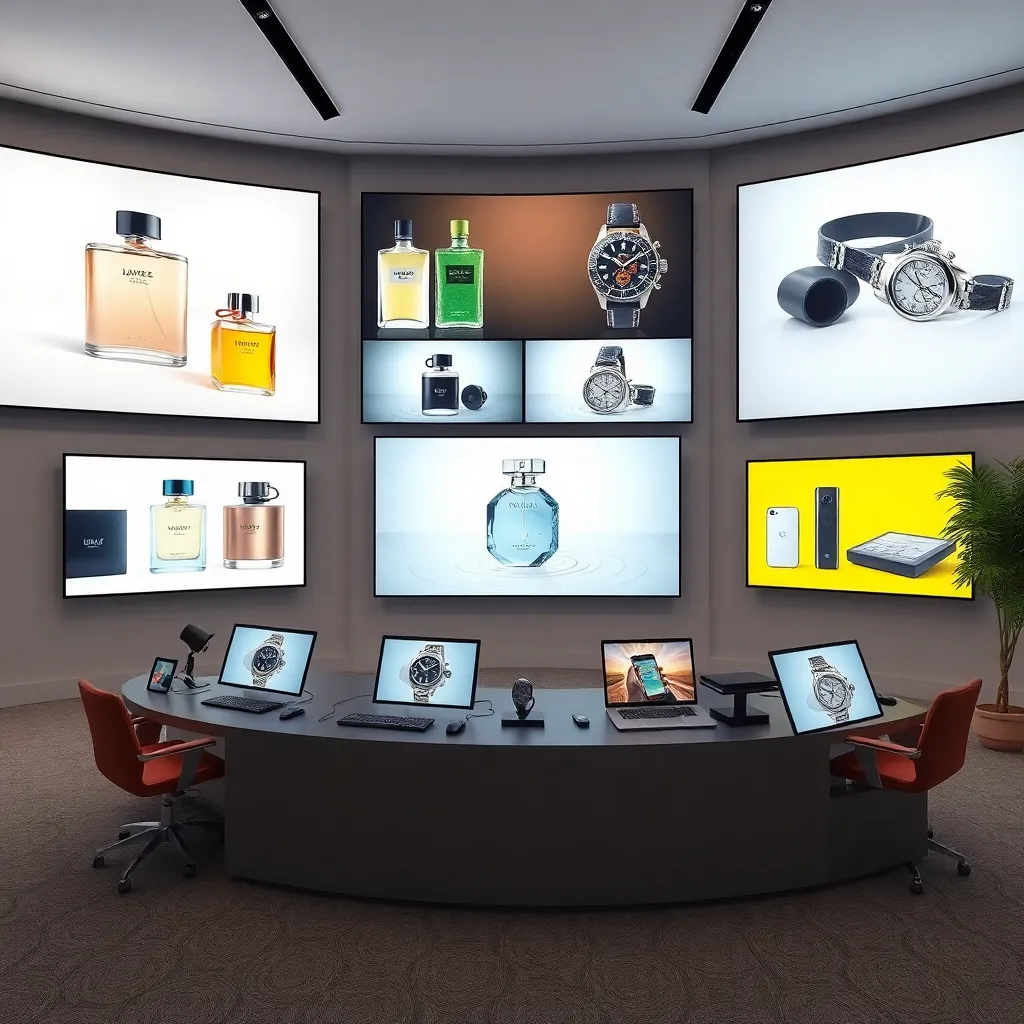 Collection of professional product visualization renders created by students